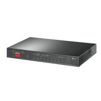 TP-Link TL-SG1210P Настольный коммутатор с 9 гигабитными портами RJ45 (8 портов PoE+) и портом SFP