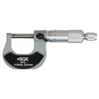 Микрометр RGK MCM-25 гладкий (МК) разм.шага 0.01мм серый (755818)