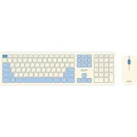 Acer OCC205 [ZL.ACCEE.00C] Комплект (клавиатура+мышь) клав:белый мышь:белый/голубой USB беспроводная slim