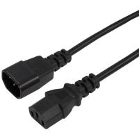 Rexant (04-2721) Шнур сетевой IEC 320 C13 – IEC 320 C14 3x0,75мм?, длина 0,6м
