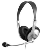 RITMIX RH-533USB Silver {Гарнитура. 40 мм, 20-20000 Гц, 32 Ом, 105 дБ, конденсаторный всенаправленный микрофон, 2,2 кОм, 58 дБ ± 3 дБ, пластик}