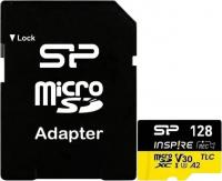 Micro SecureDigital 128GB Silicon Power U3,V30,A2,Inspire,DDR200 W/A SP128GBSTXLA2V1N