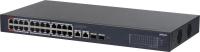 DAHUA DH-CS4228-24GT-375 24-портовый гигабитный PoE коммутатор с функцией облачного управления, 24xRJ45 1Gb PoE, 2xRJ45 1Gb uplink, 2xSFP 1Gb; суммарно 375Вт